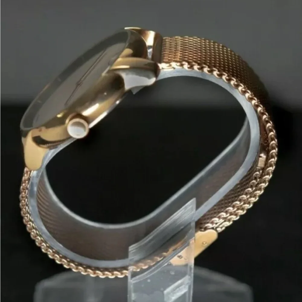 Movado Rose Gold Mesh Watch